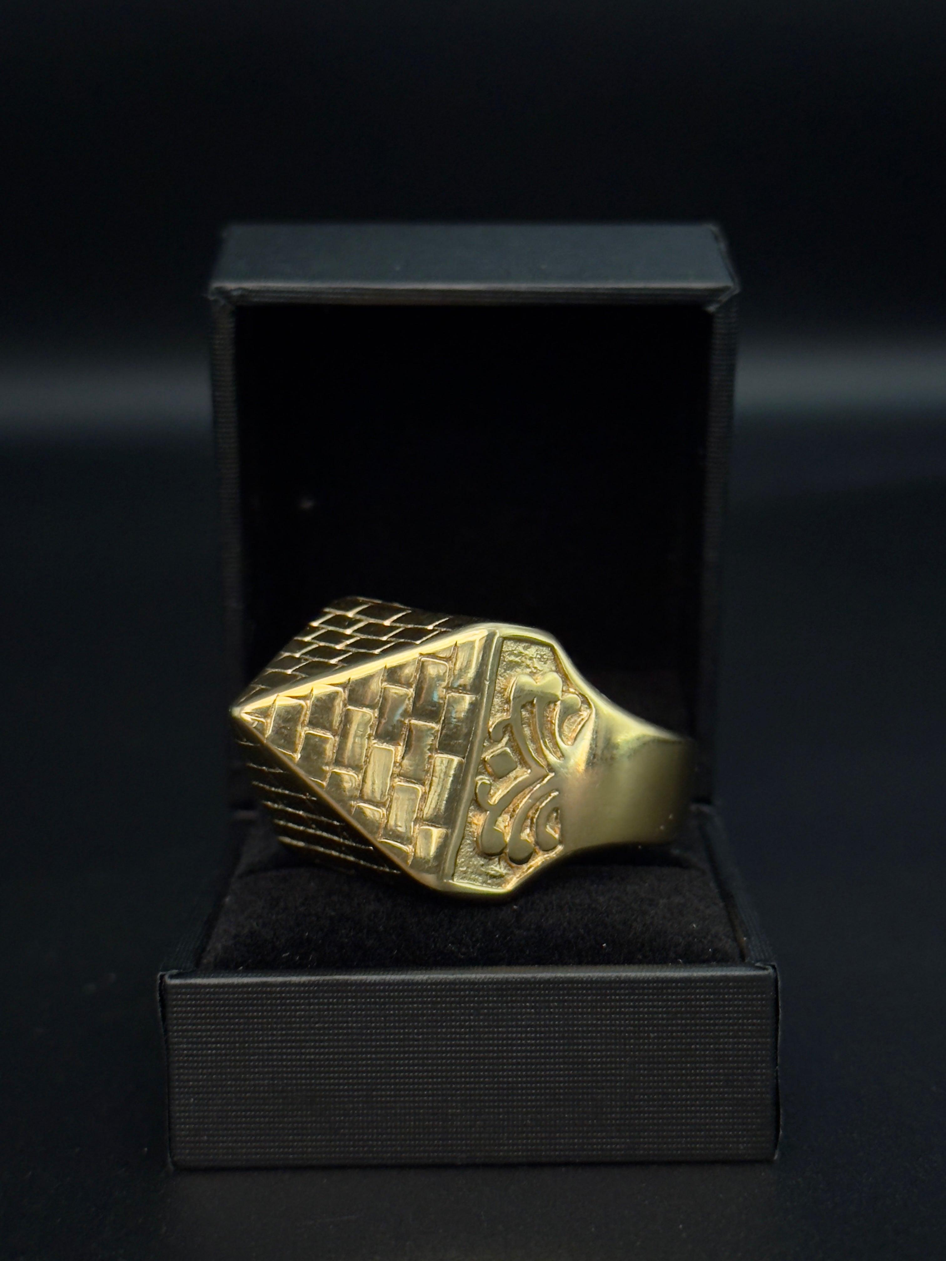 9ct Gold Filled Huge Pyramid Ring