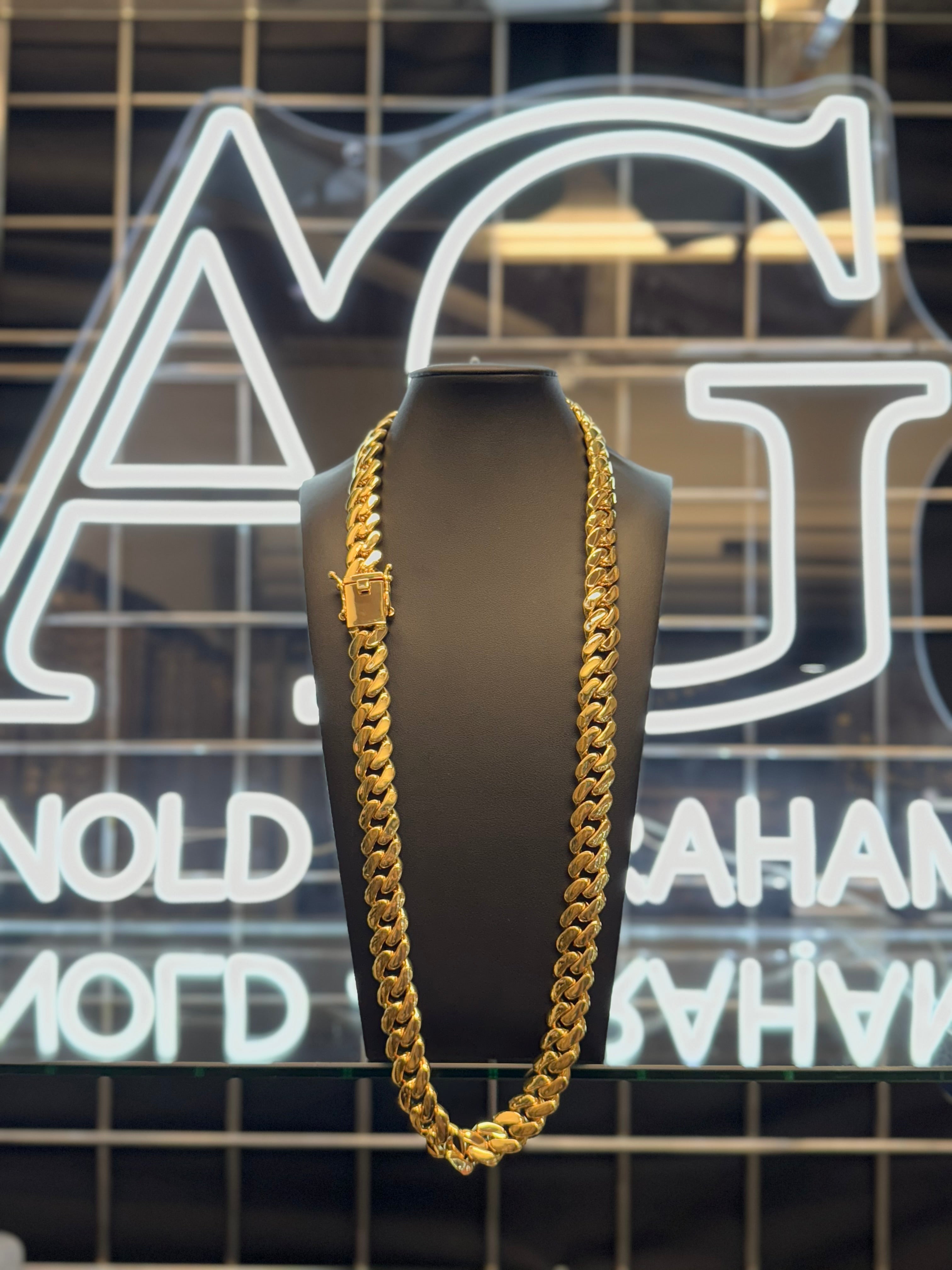 9ct Gold Filled Cuban Chain 15mm