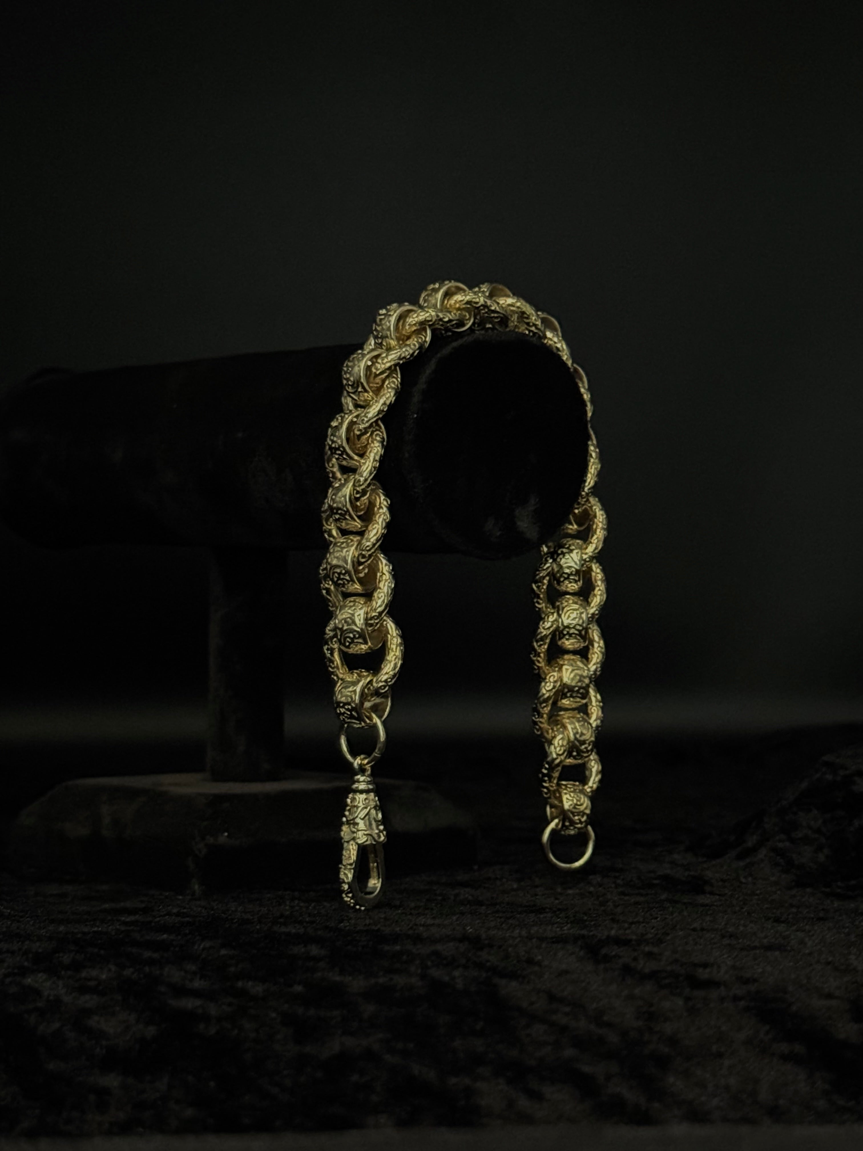 9ct Gold Filled RollerBall Bracelet 15mm