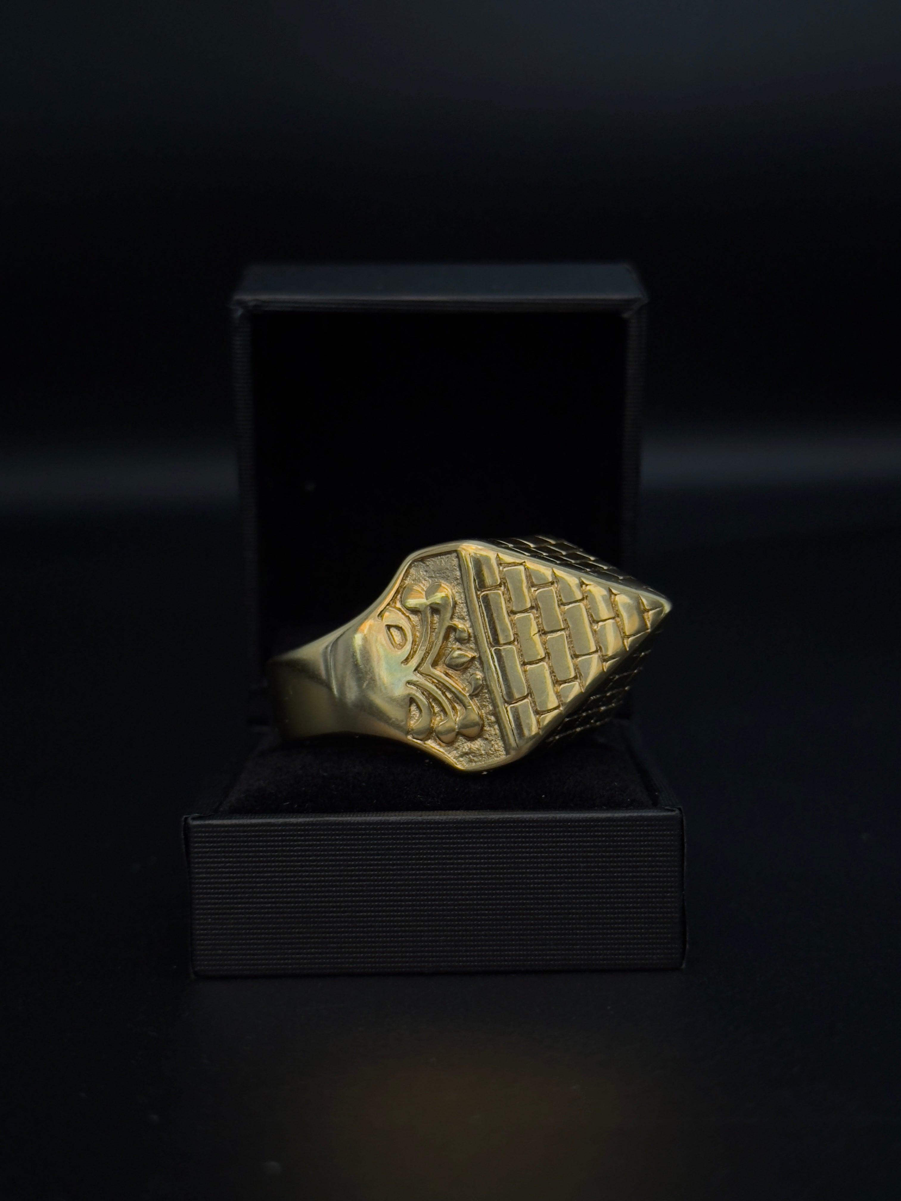 9ct Gold Filled Huge Pyramid Ring