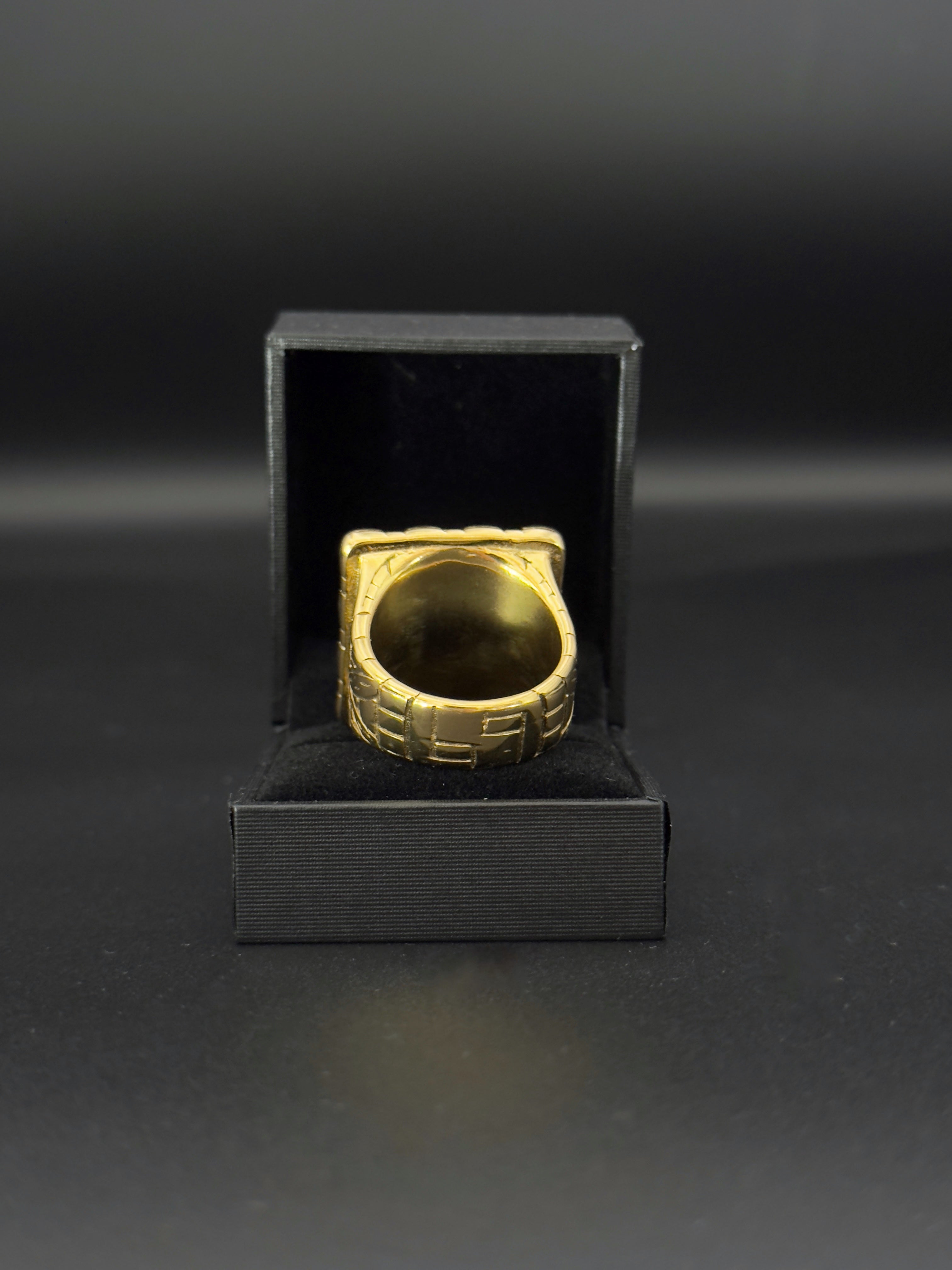 9ct Gold Filled Castle Pyramid Ring
