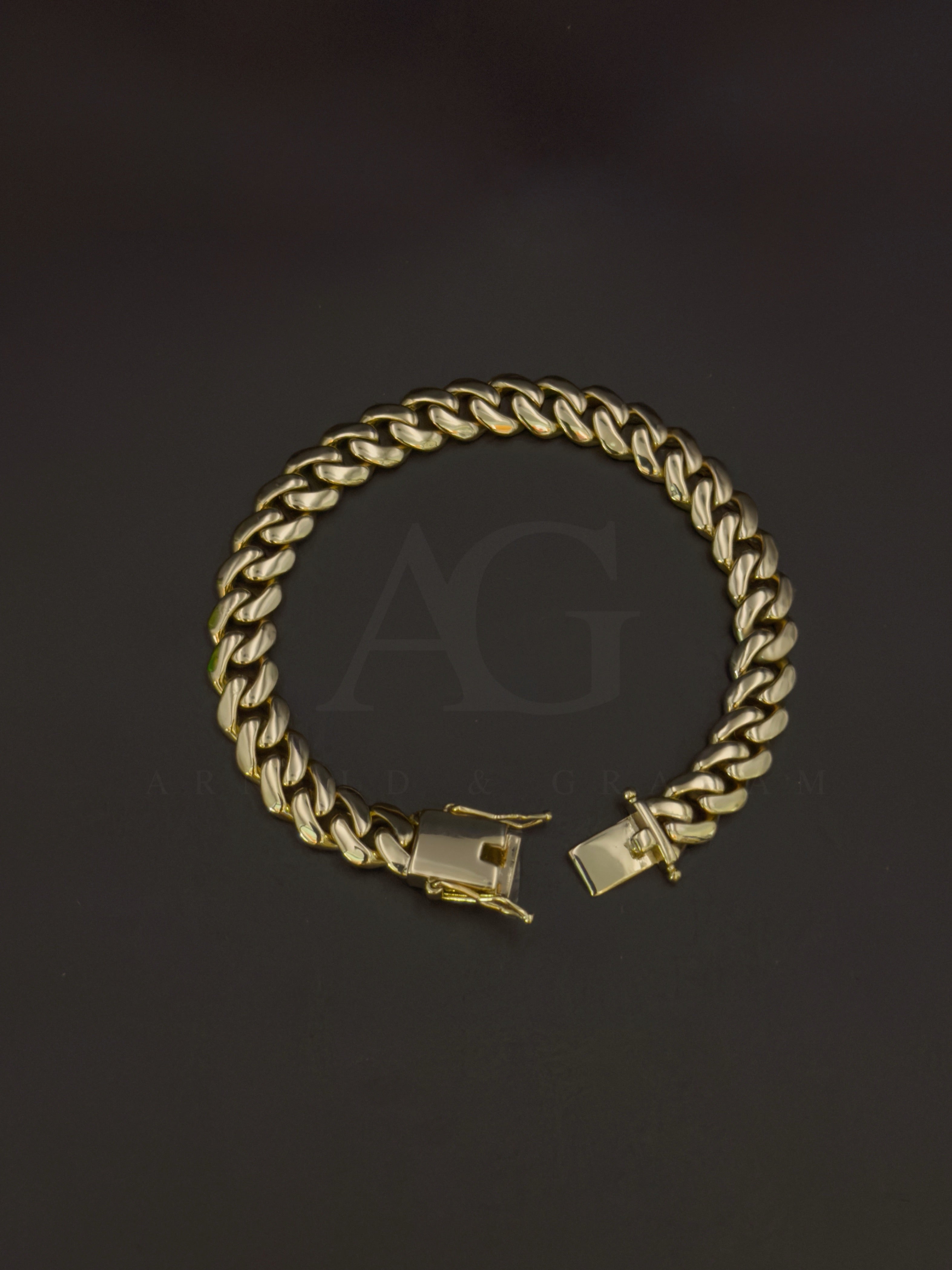 9ct Gold Filled Cuban Bracelet 10mm