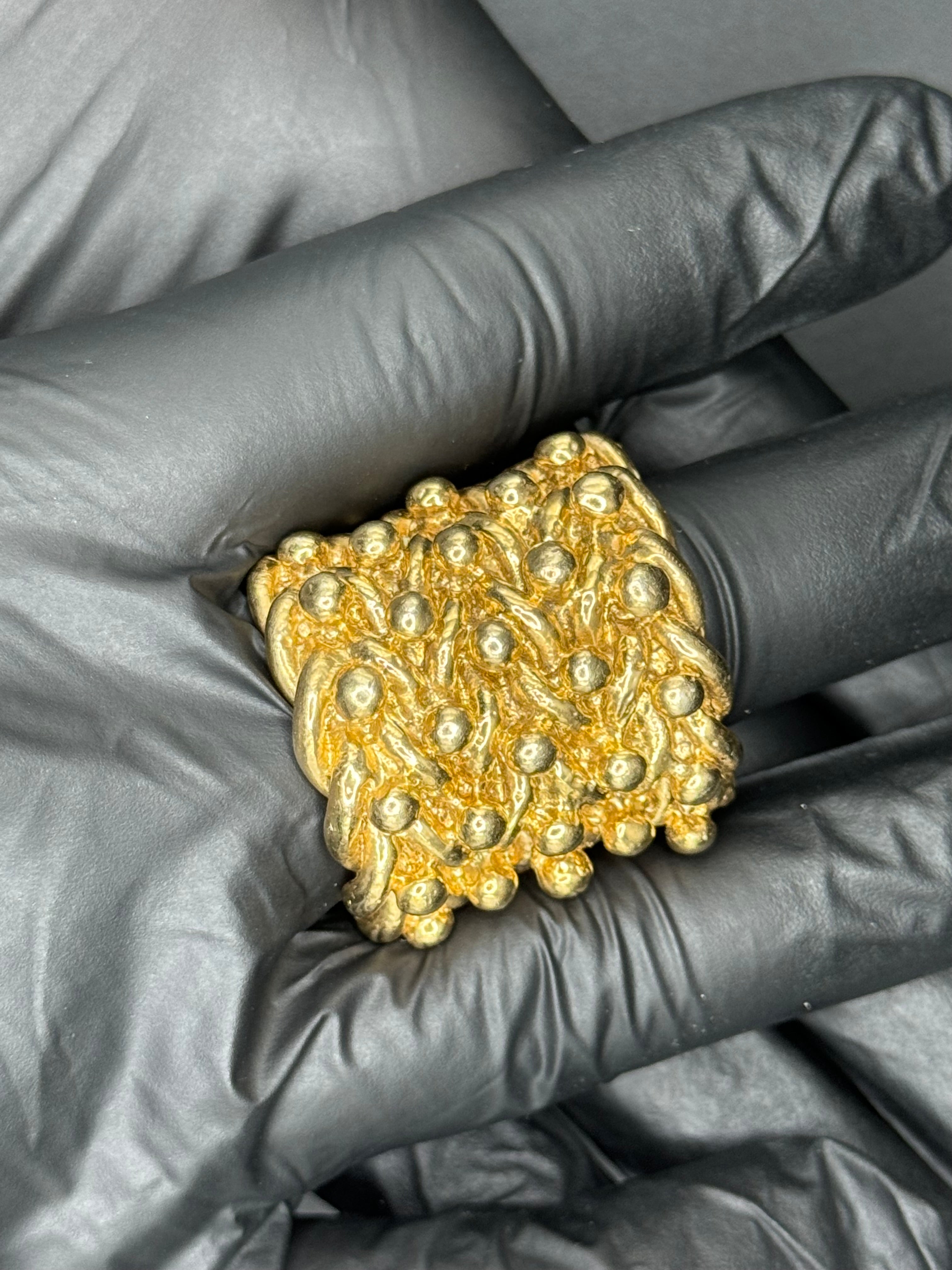 9ct Gold Filled Huge 5 Row Keeper Ring