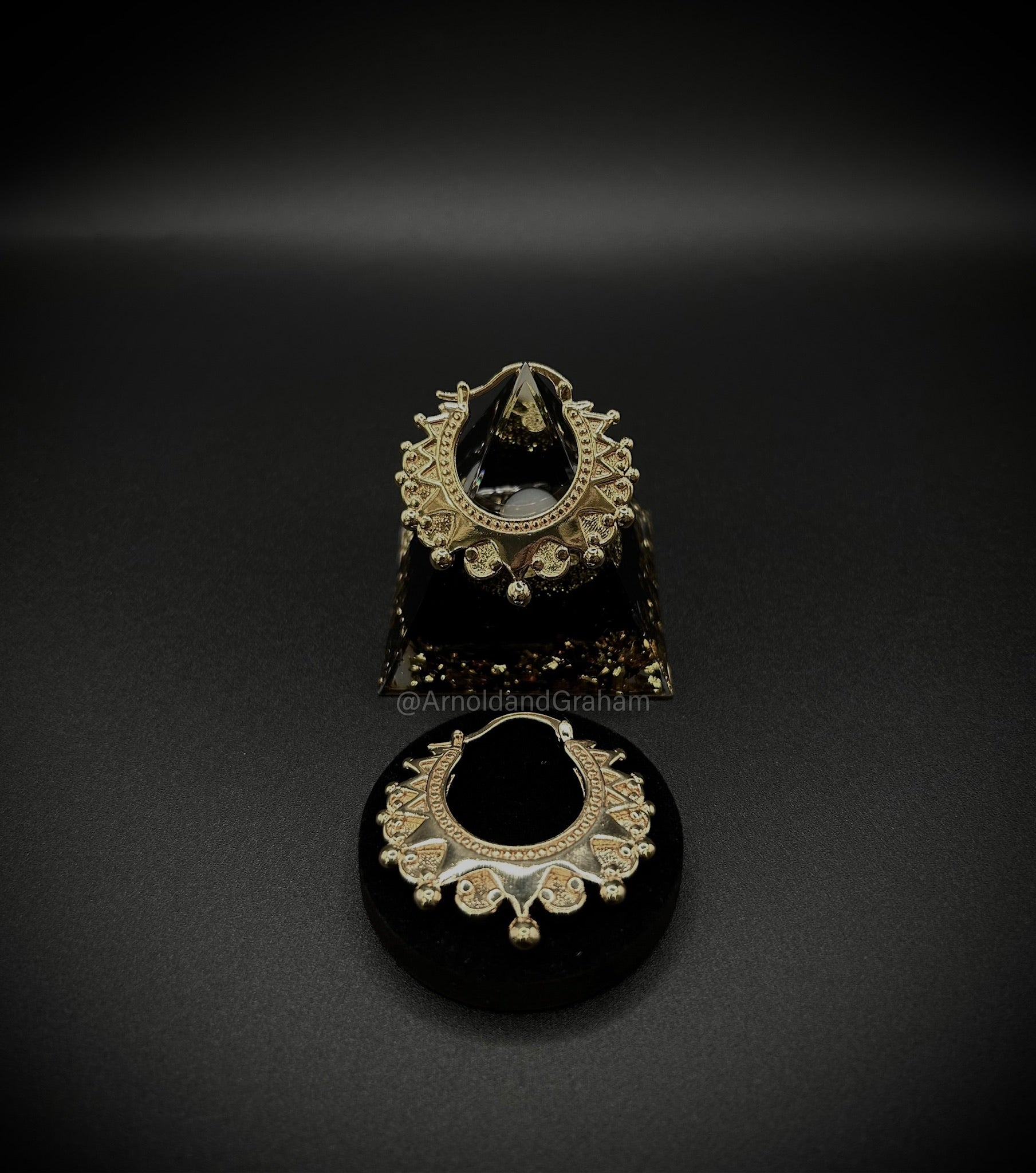 9CT Gold Filled Creole Earrings (Medium)