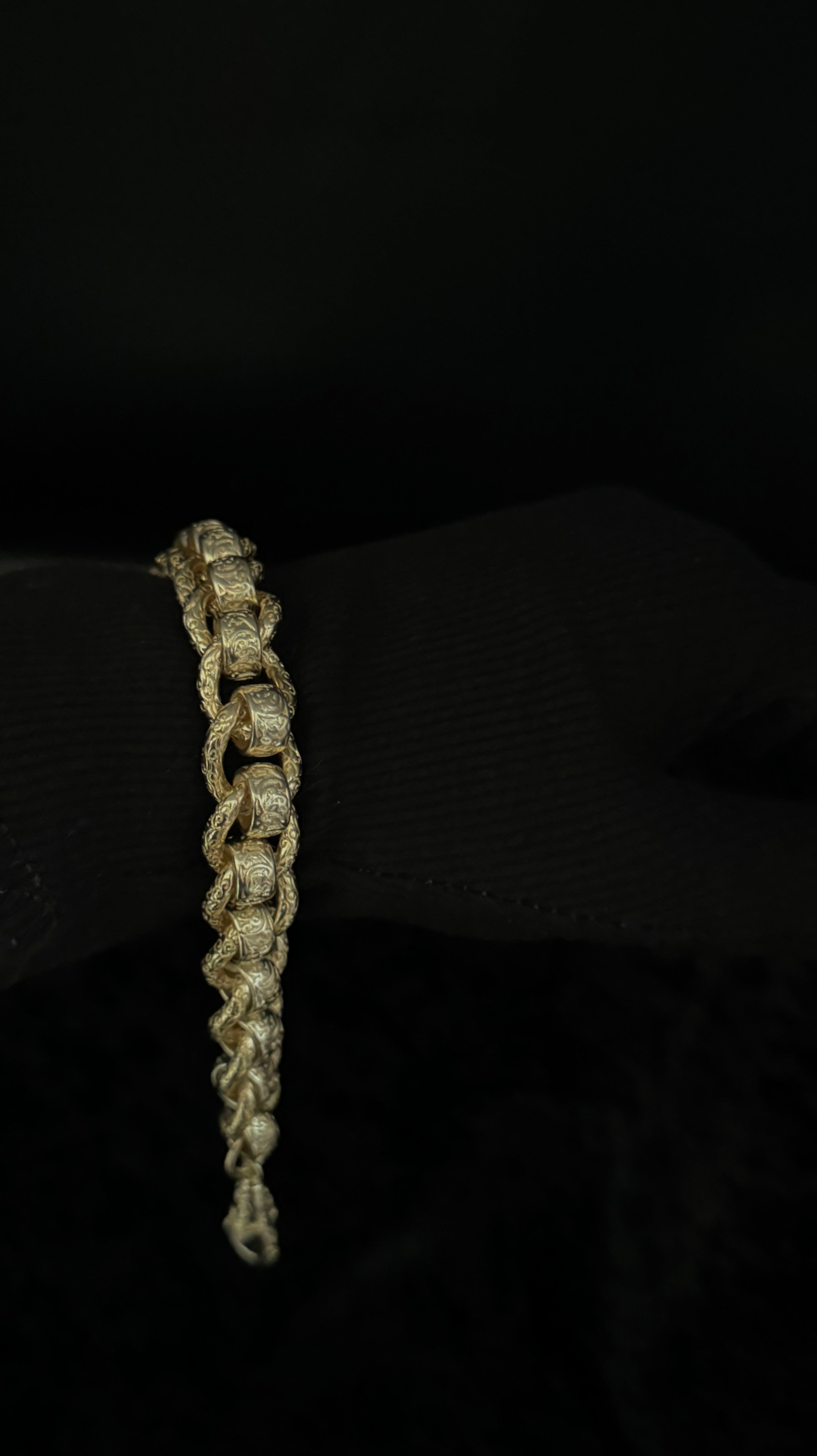 9ct Gold Filled RollerBall Bracelet 15mm