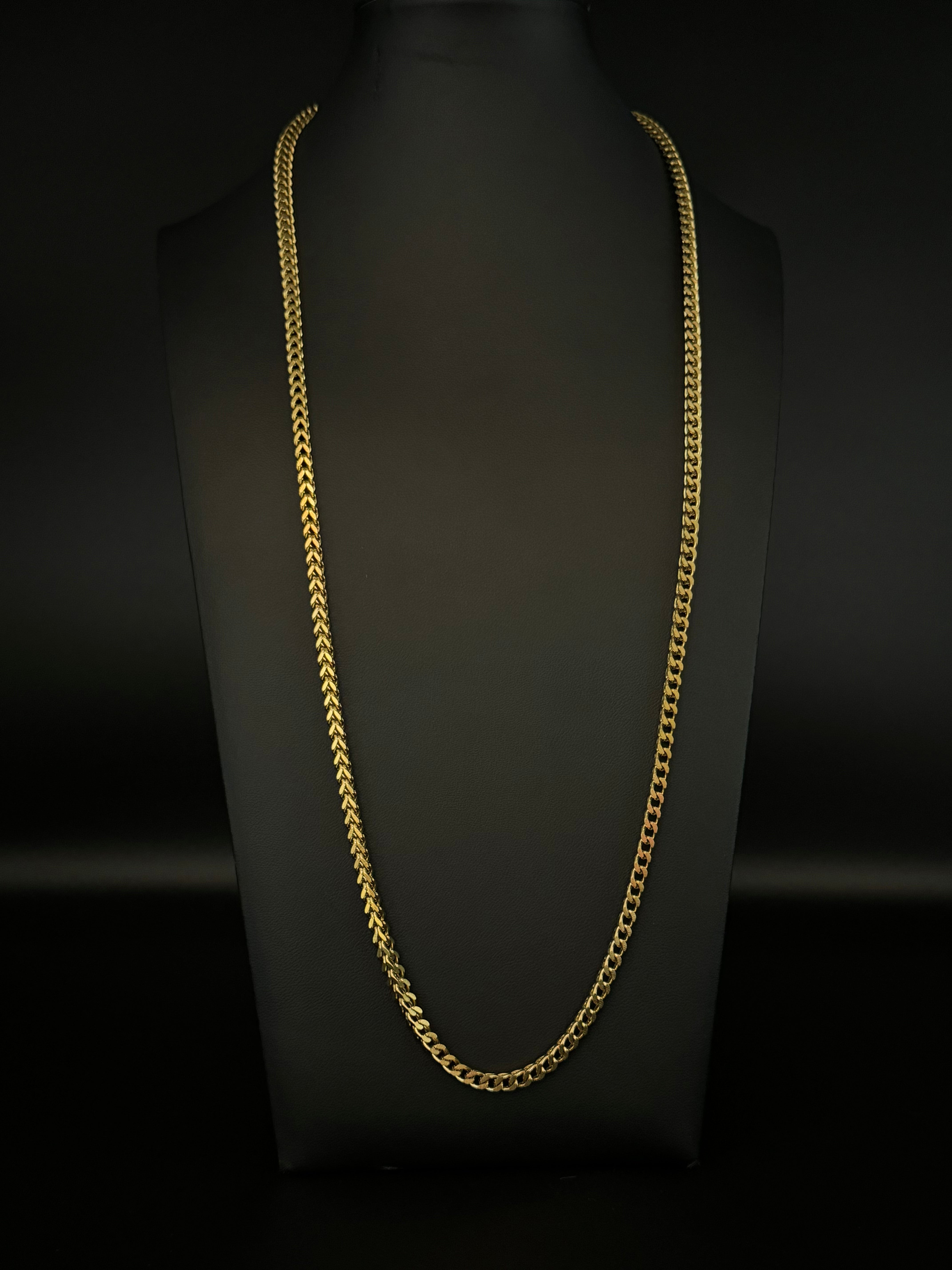 14ct Gold Filled Franco Chain 6mm 30 inches