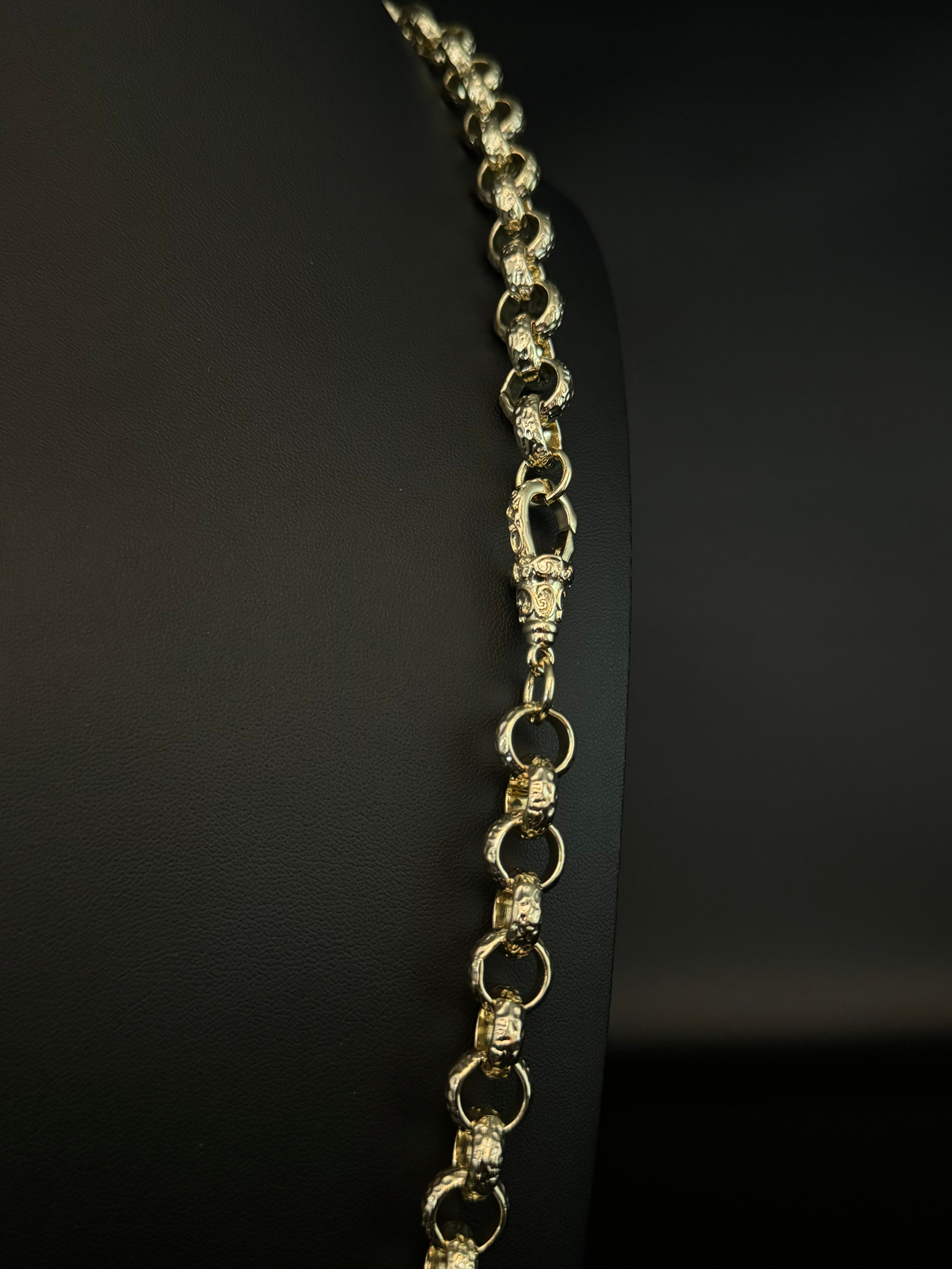 9ct Gold Filled Belcher Patterned Chain 12mm
