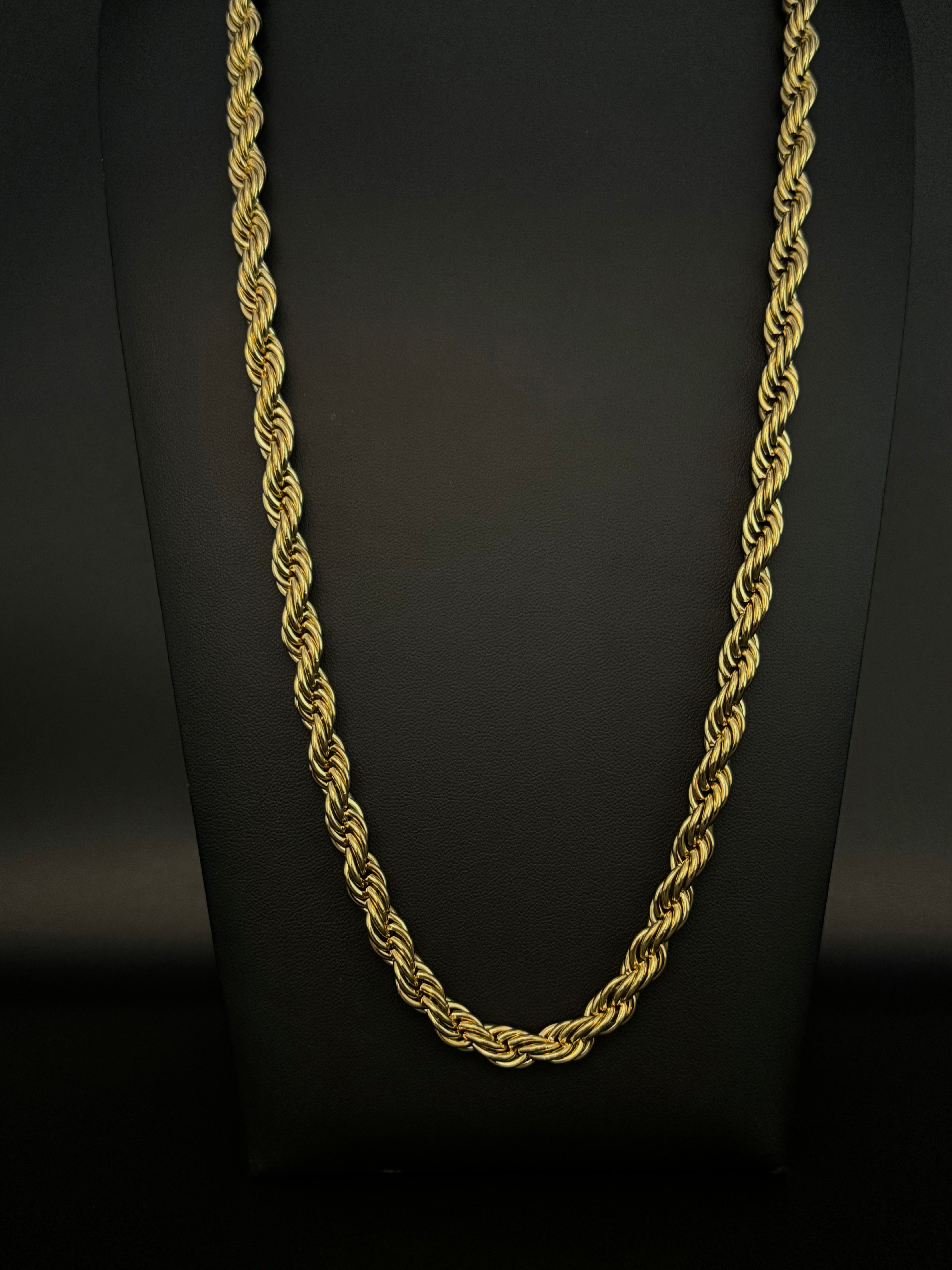 9ct Gold Filled Rope Chain 8mm 30 inches