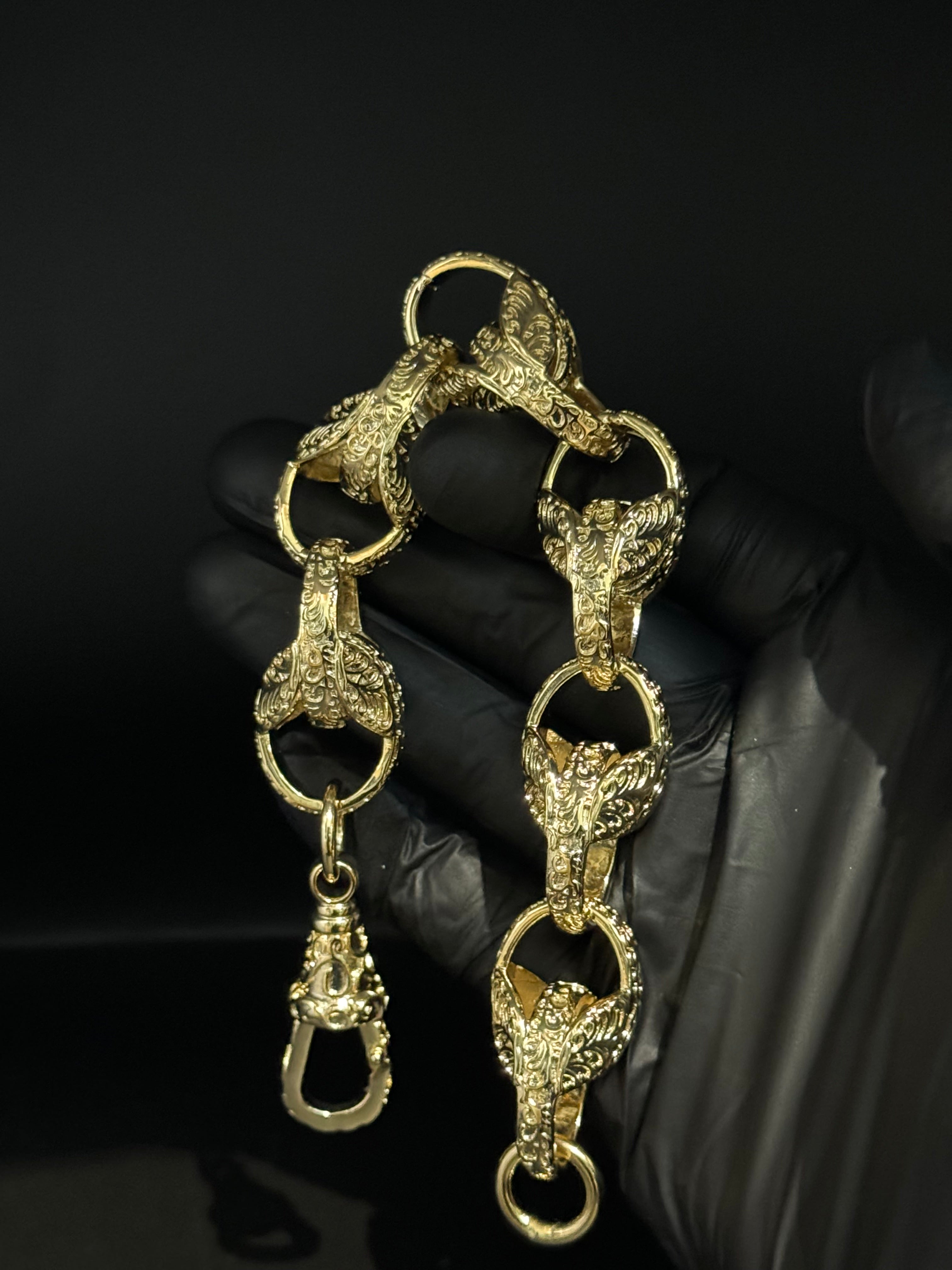 NEW! 9ct Gold-Filled XL Tulip Bracelet – 20mm Tarnish-Resistant