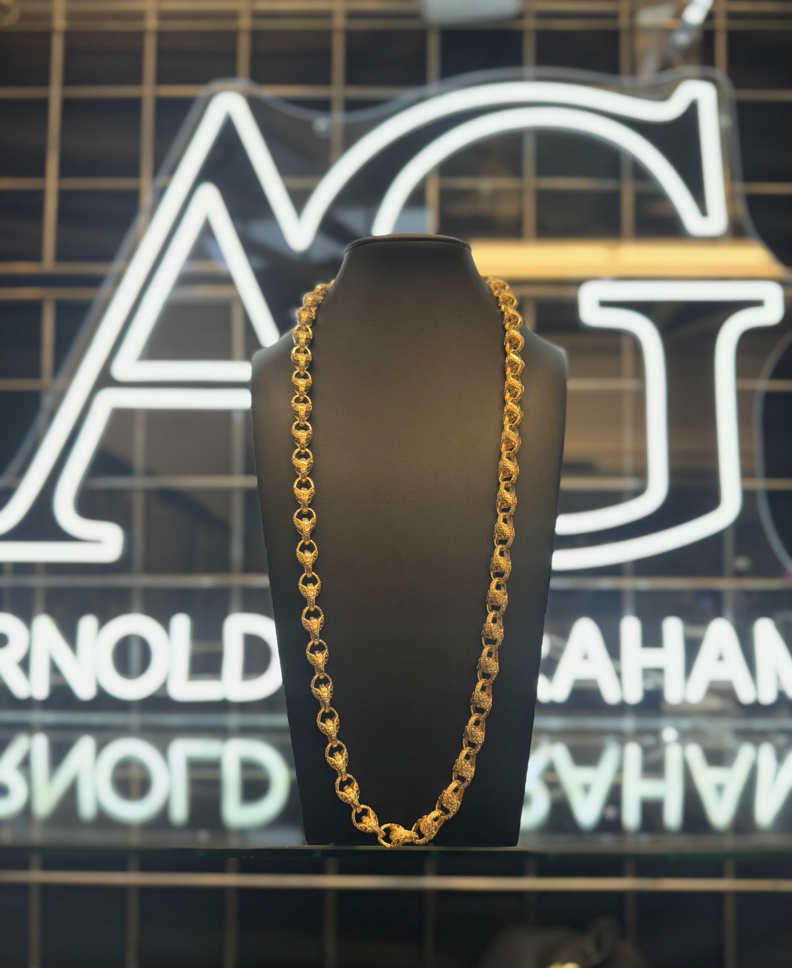 9ct Gold Filled Tulip Chain 9mm