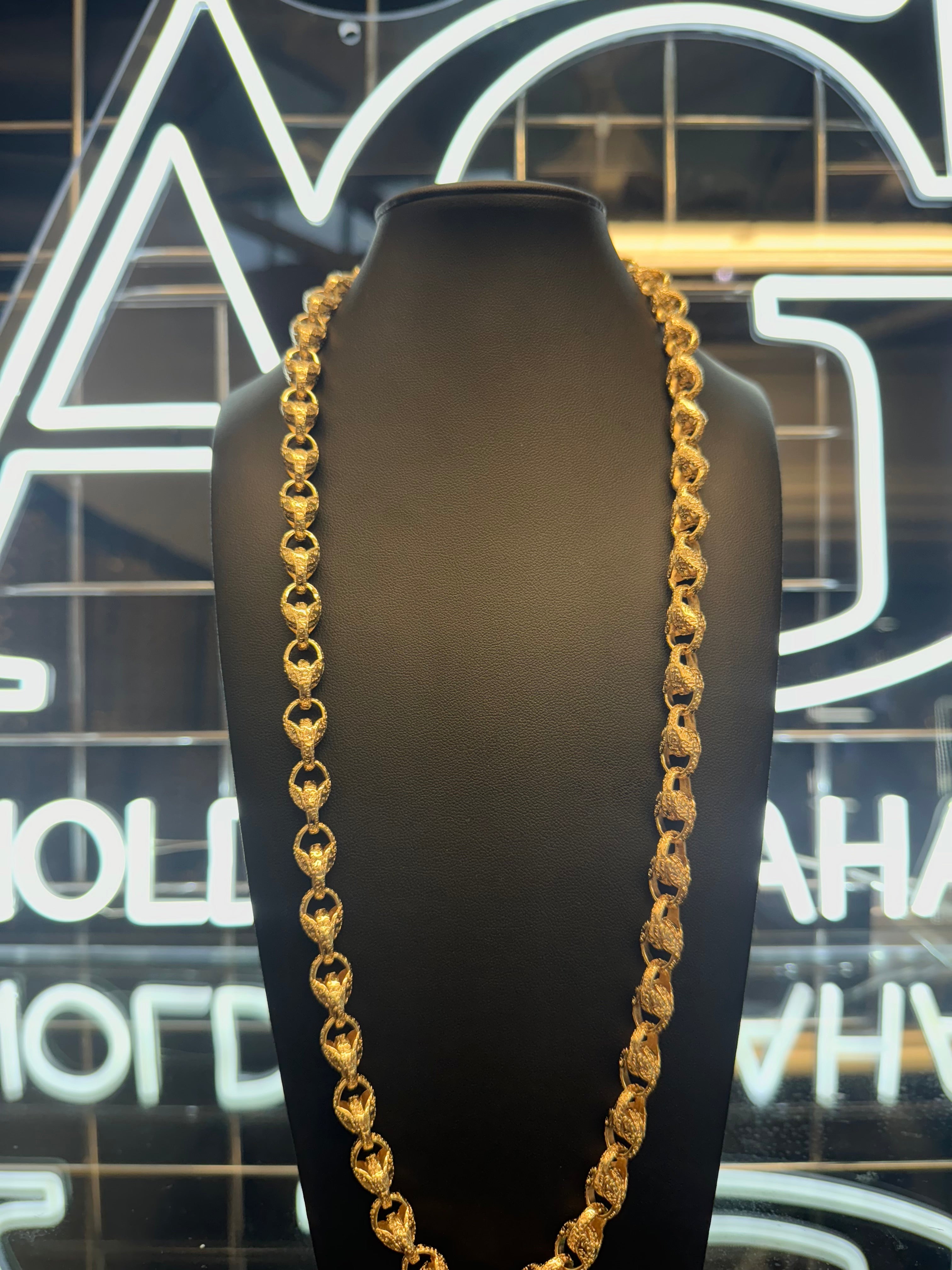 9ct Gold Filled Tulip Chain 9mm