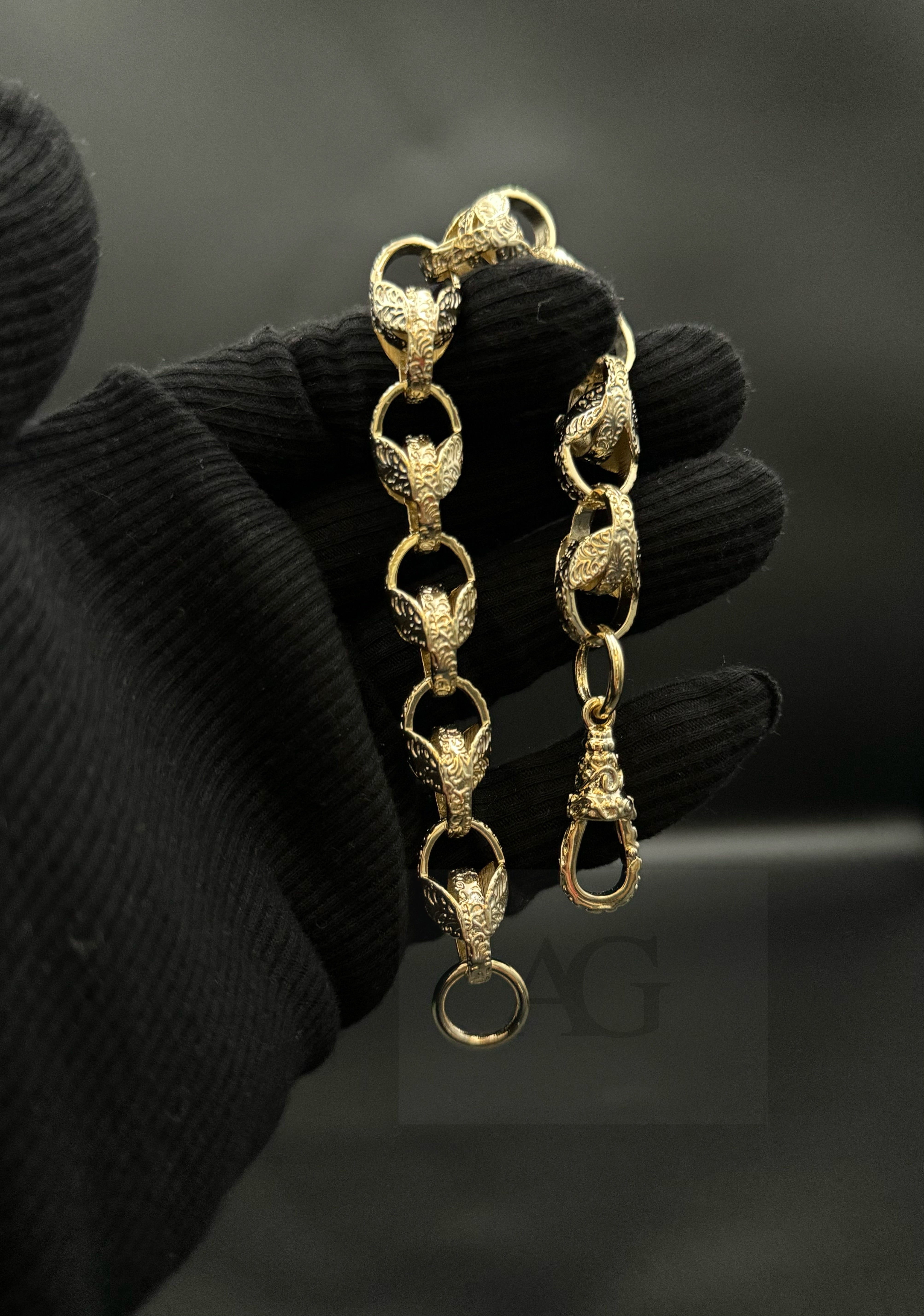 9ct Gold Filled Tulip Bracelet 13mm