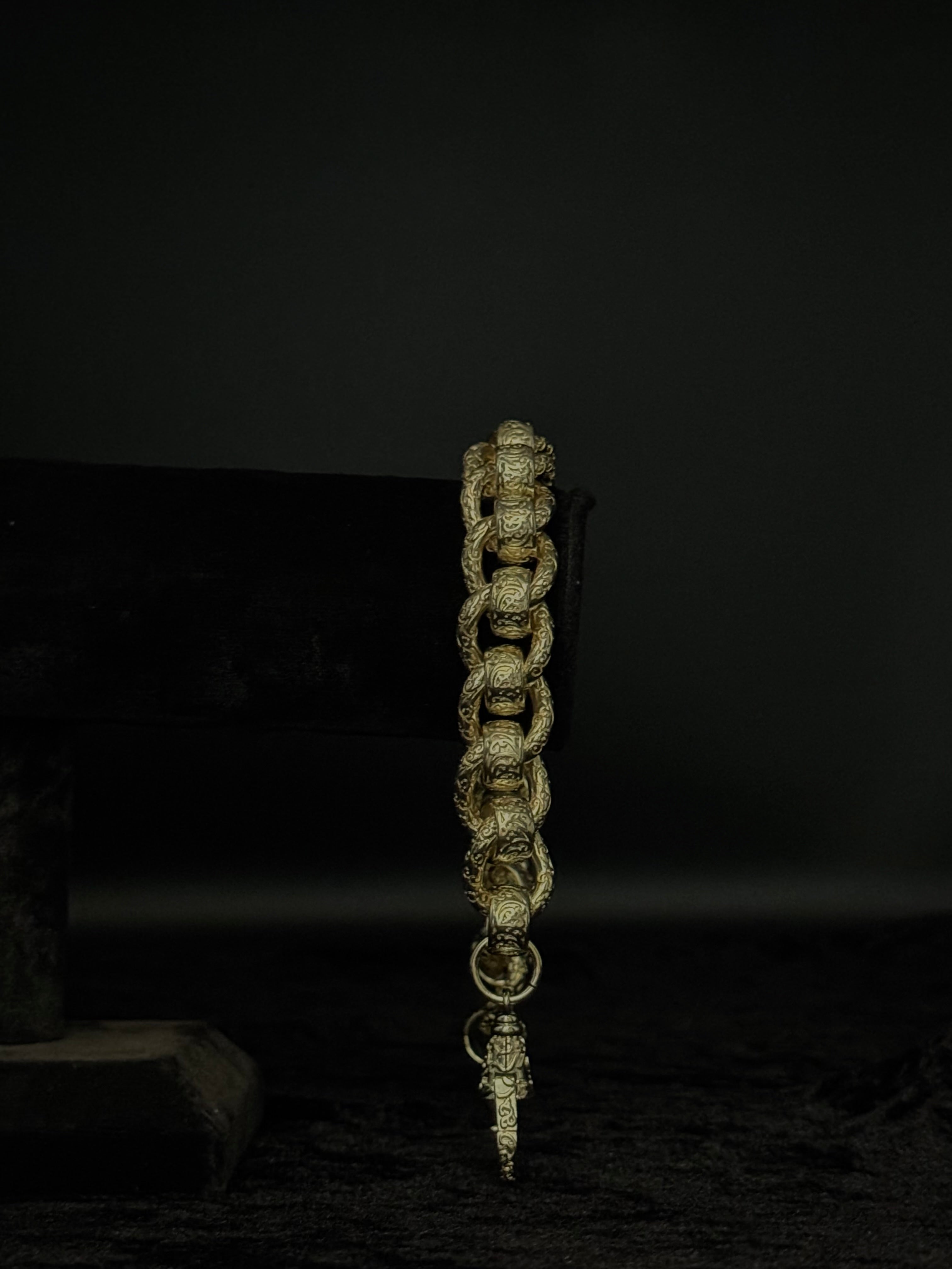 9ct Gold Filled RollerBall Bracelet 15mm
