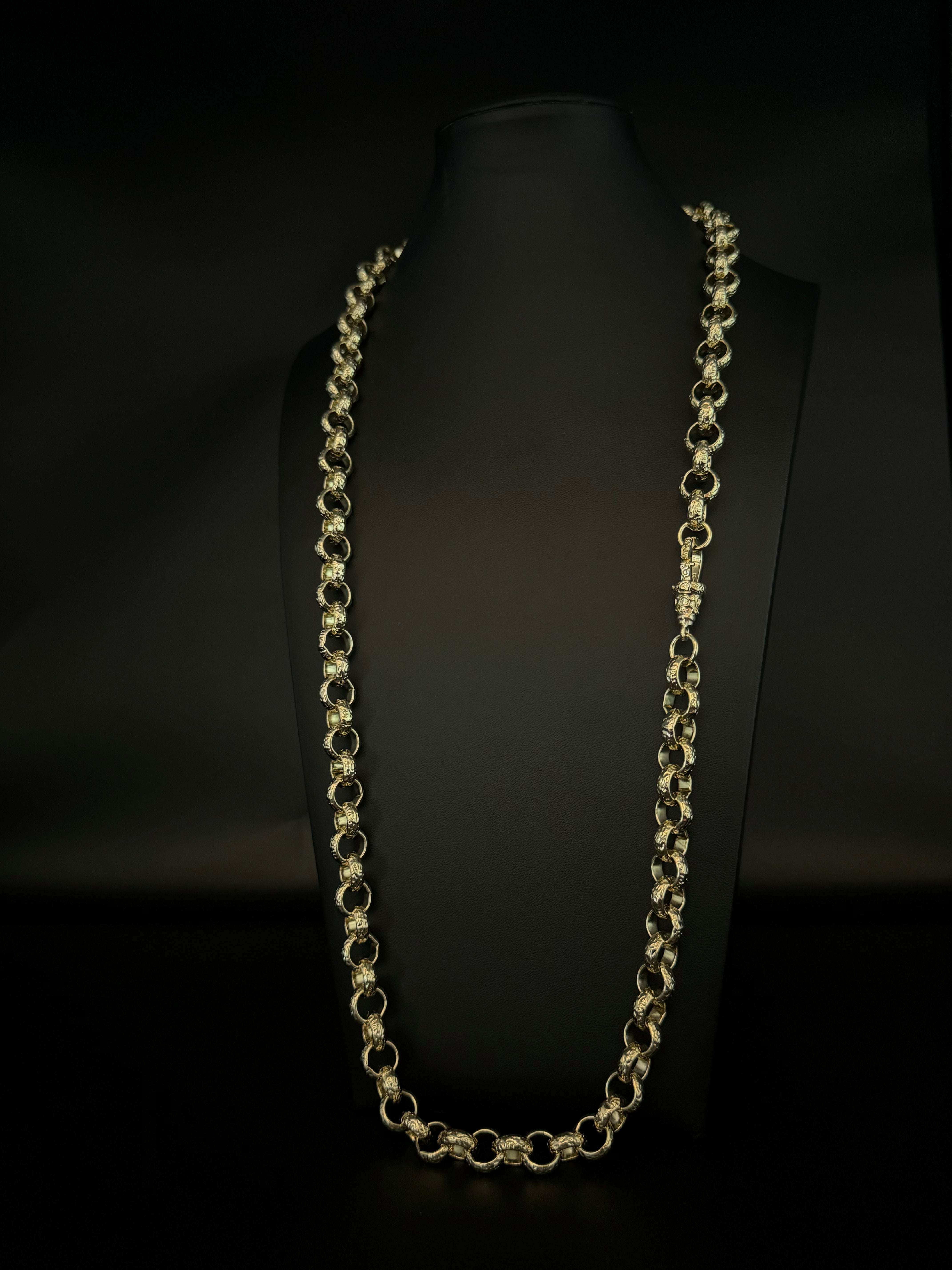 9ct Gold Filled Belcher Patterned  Chain 12mm