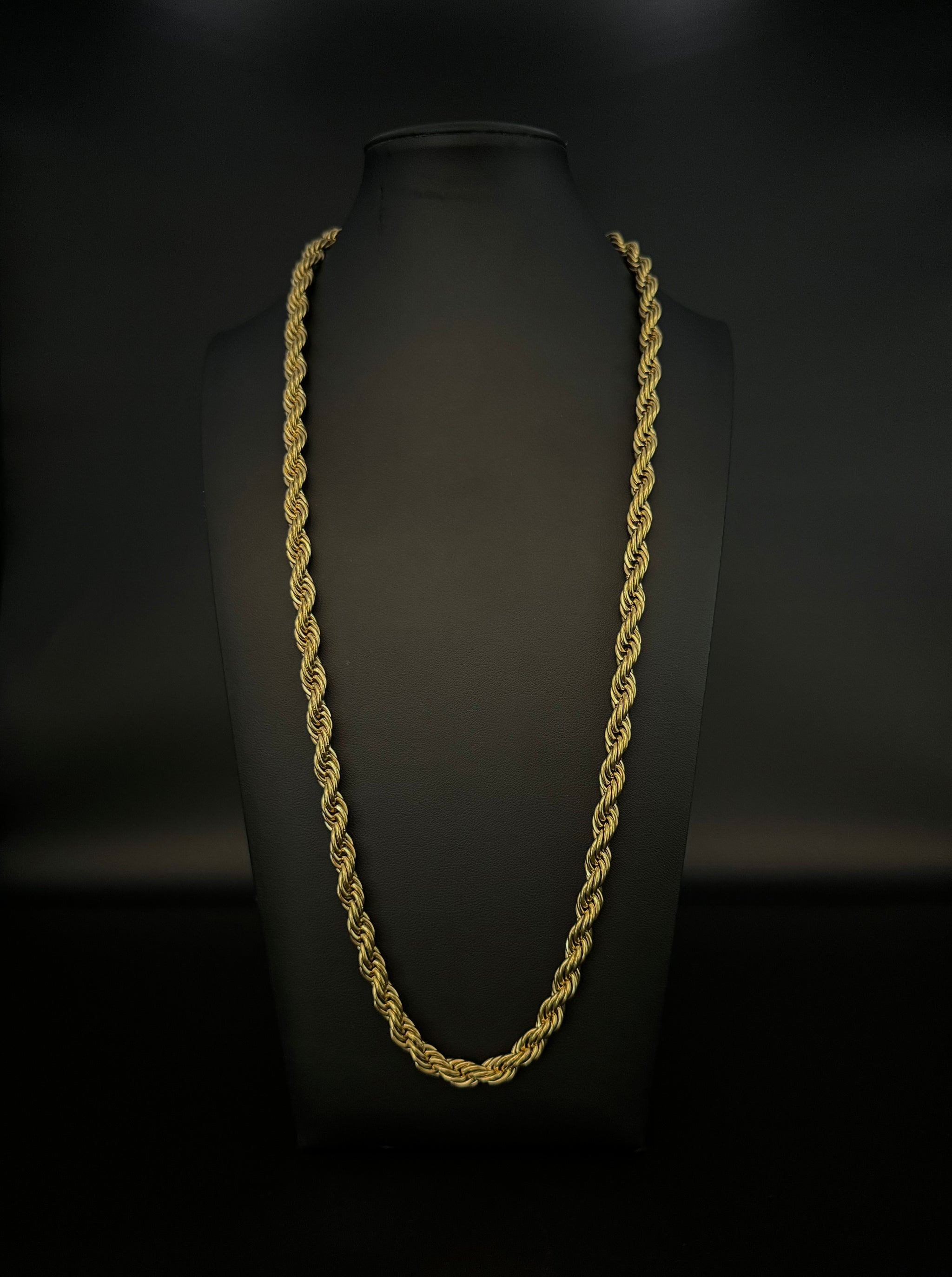 9ct Gold Filled Rope Chain 8mm 30 inches