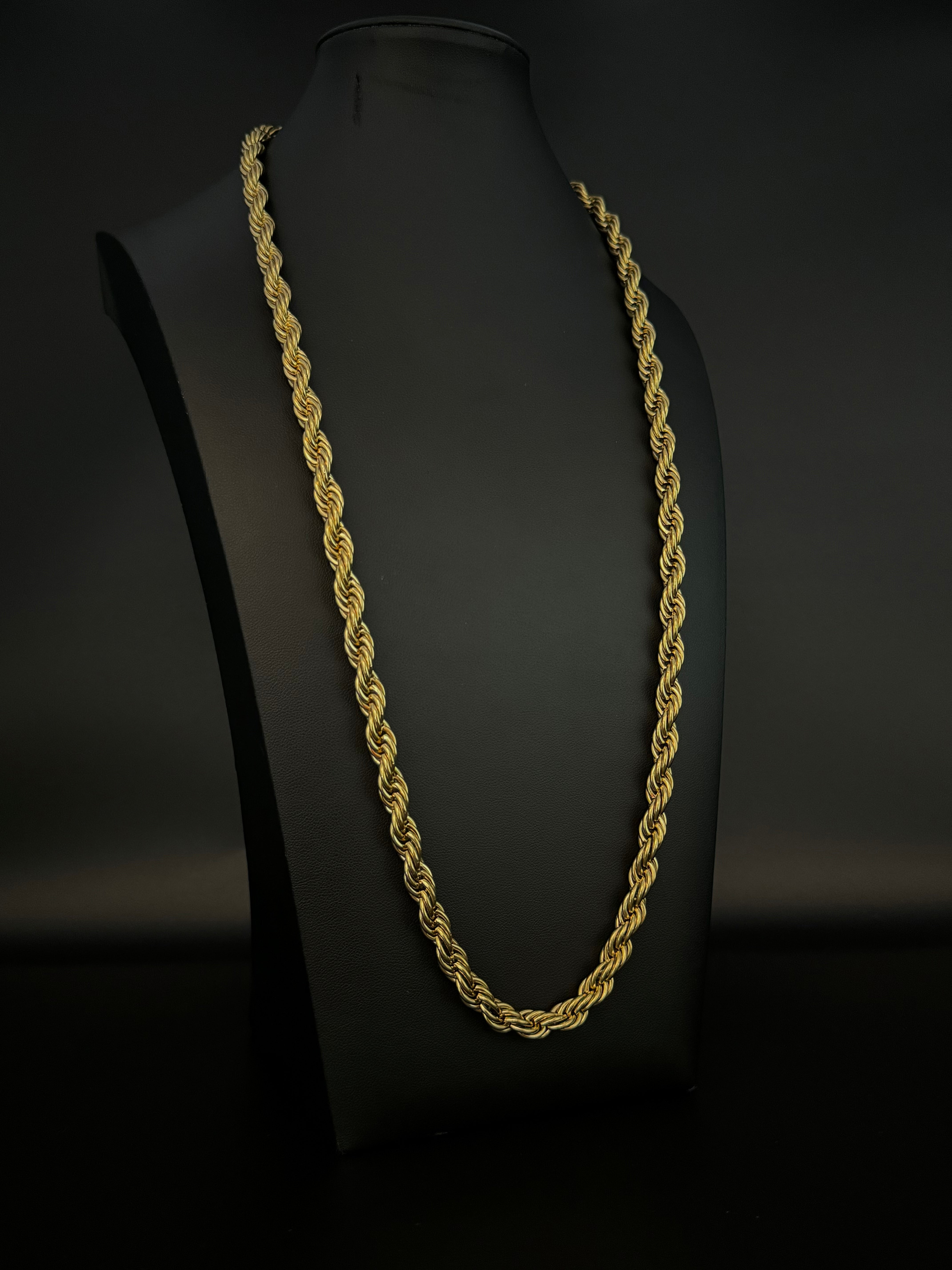 9ct Gold Filled Rope Chain 8mm 30 inches